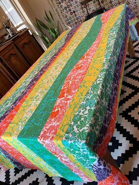 Diane von Furstenberg DVF X Target Tablecloth 120x60 Oversized Colorful Floral